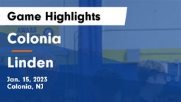 Colonia  vs Linden  Game Highlights - Jan. 15, 2023