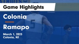 Colonia  vs Ramapo  Game Highlights - March 1, 2023
