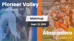 Matchup: Pioneer Valley High vs. Atascadero  2018