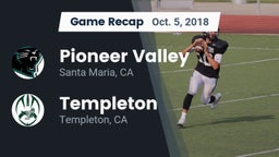 Recap: Pioneer Valley  vs. Templeton  2018