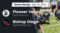 Recap: Pioneer Valley  vs. Bishop Diego  2019