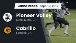 Recap: Pioneer Valley  vs. Cabrillo  2019