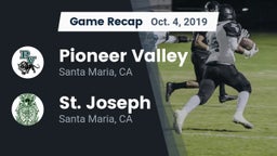 Recap: Pioneer Valley  vs. St. Joseph  2019