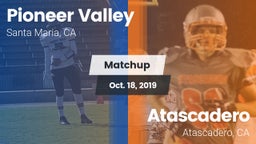 Matchup: Pioneer Valley High vs. Atascadero  2019