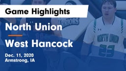 North Union   vs West Hancock  Game Highlights - Dec. 11, 2020