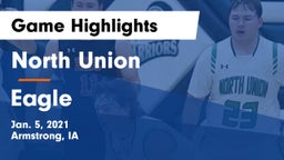 North Union   vs Eagle  Game Highlights - Jan. 5, 2021