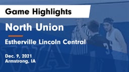 North Union   vs Estherville Lincoln Central  Game Highlights - Dec. 9, 2021