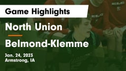 North Union   vs Belmond-Klemme  Game Highlights - Jan. 24, 2023