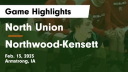 North Union   vs Northwood-Kensett  Game Highlights - Feb. 13, 2023