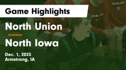 North Union   vs North Iowa  Game Highlights - Dec. 1, 2023