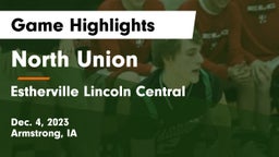 North Union   vs Estherville Lincoln Central  Game Highlights - Dec. 4, 2023