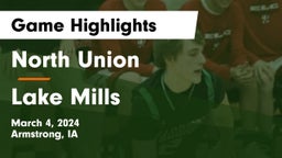 North Union   vs Lake Mills  Game Highlights - March 4, 2024