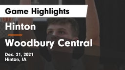 Hinton  vs Woodbury Central  Game Highlights - Dec. 21, 2021