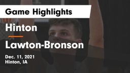 Hinton  vs Lawton-Bronson  Game Highlights - Dec. 11, 2021