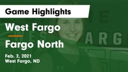 West Fargo  vs Fargo North  Game Highlights - Feb. 2, 2021