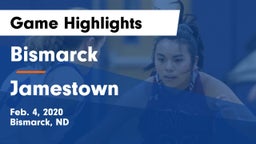 Bismarck  vs Jamestown  Game Highlights - Feb. 4, 2020