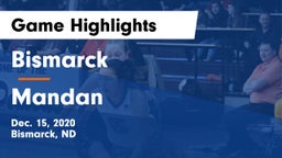 Bismarck  vs Mandan  Game Highlights - Dec. 15, 2020