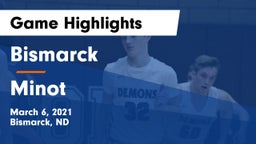 Bismarck  vs Minot  Game Highlights - March 6, 2021