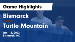 Bismarck  vs Turtle Mountain  Game Highlights - Jan. 15, 2022