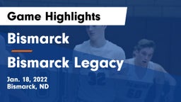 Bismarck  vs Bismarck Legacy  Game Highlights - Jan. 18, 2022