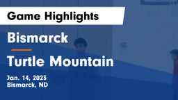 Bismarck  vs Turtle Mountain  Game Highlights - Jan. 14, 2023