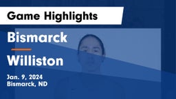Bismarck  vs Williston  Game Highlights - Jan. 9, 2024