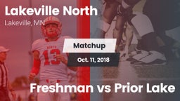 Matchup: Lakeville North vs. Freshman vs Prior Lake 2018