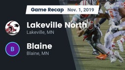 Recap: Lakeville North  vs. Blaine  2019