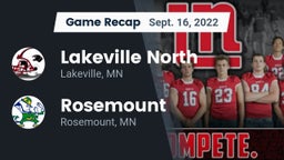 Recap: Lakeville North  vs. Rosemount  2022