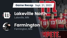Recap: Lakeville North  vs. Farmington  2023