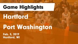 Hartford  vs Port Washington  Game Highlights - Feb. 5, 2019