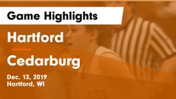 Hartford  vs Cedarburg  Game Highlights - Dec. 13, 2019
