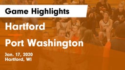 Hartford  vs Port Washington  Game Highlights - Jan. 17, 2020