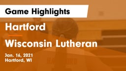 Hartford  vs Wisconsin Lutheran  Game Highlights - Jan. 16, 2021