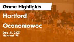 Hartford  vs Oconomowoc  Game Highlights - Dec. 21, 2023