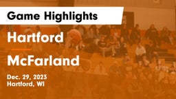 Hartford  vs McFarland  Game Highlights - Dec. 29, 2023