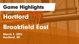 Hartford  vs Brookfield East  Game Highlights - March 2, 2024