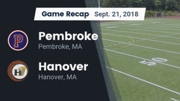 Recap: Pembroke  vs. Hanover  2018