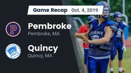 Recap: Pembroke  vs. Quincy  2019