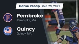 Recap: Pembroke  vs. Quincy  2021