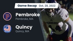 Recap: Pembroke  vs. Quincy  2022