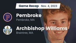 Recap: Pembroke  vs. Archbishop Williams  2023