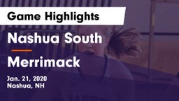 Nashua  South vs Merrimack  Game Highlights - Jan. 21, 2020