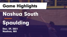 Nashua  South vs Spaulding  Game Highlights - Dec. 29, 2021