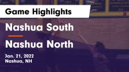 Nashua  South vs Nashua North  Game Highlights - Jan. 21, 2022