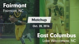 Matchup: Fairmont  vs. East Columbus  2016