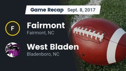 Recap: Fairmont  vs. West Bladen  2017