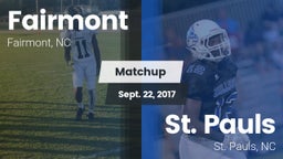 Matchup: Fairmont  vs. St. Pauls  2017