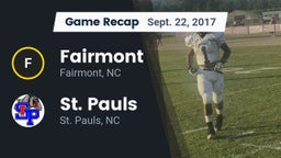 Recap: Fairmont  vs. St. Pauls  2017