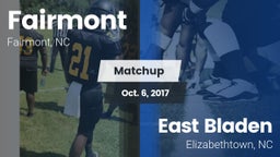 Matchup: Fairmont  vs. East Bladen  2017